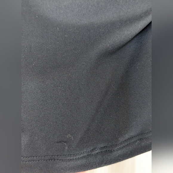 Abercrombie & Fitch black crop long sleeve sweetheart neckline top size S Small - Picture 7 of 7